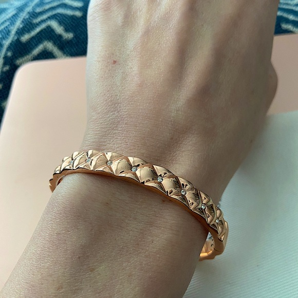 Kate Spade rose gold bangle bracelet. - Picture 4 of 5